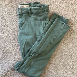 green super skinny jeans